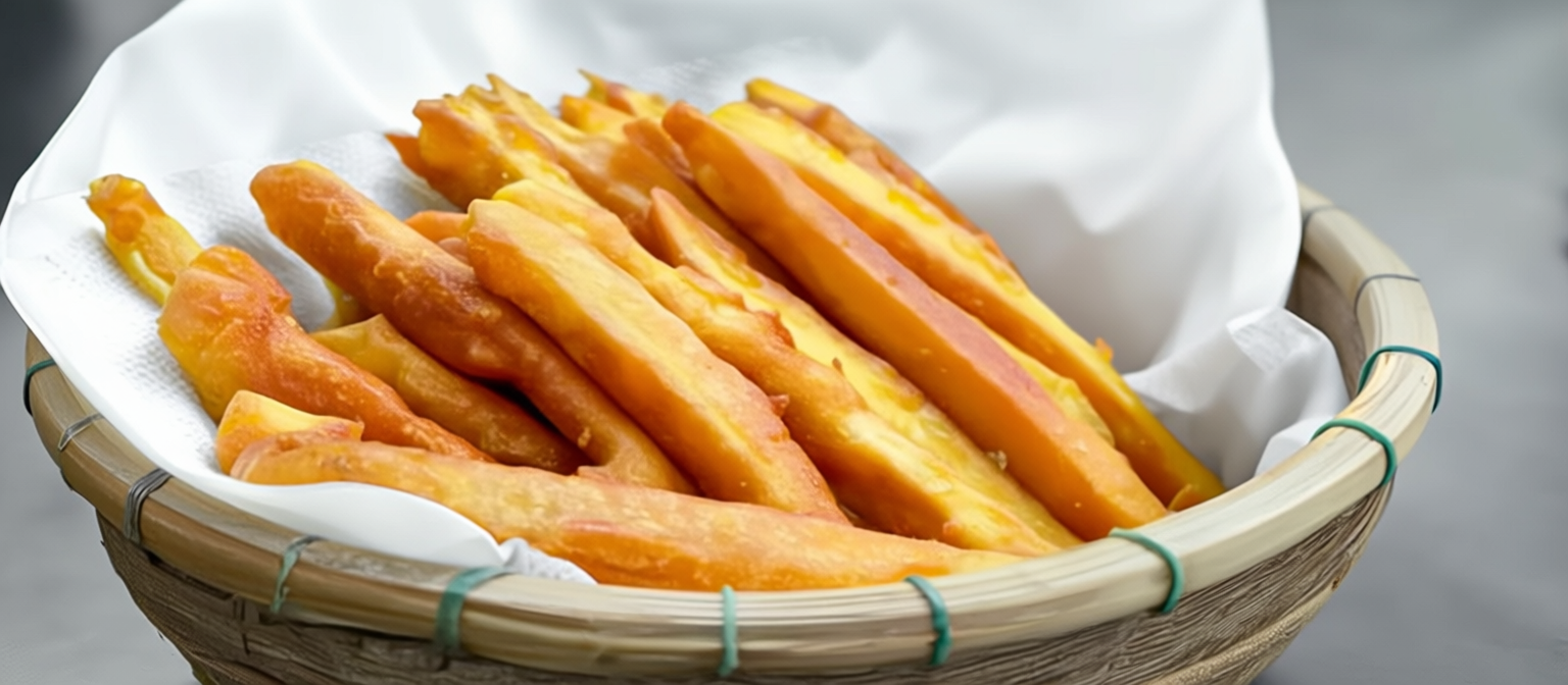 photo Fried Sweet Potato – Crispy West African Patate Douce Frite